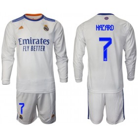 Real Madrid Hazard 7 Kind Thuis Tenue 2021-22 L/S